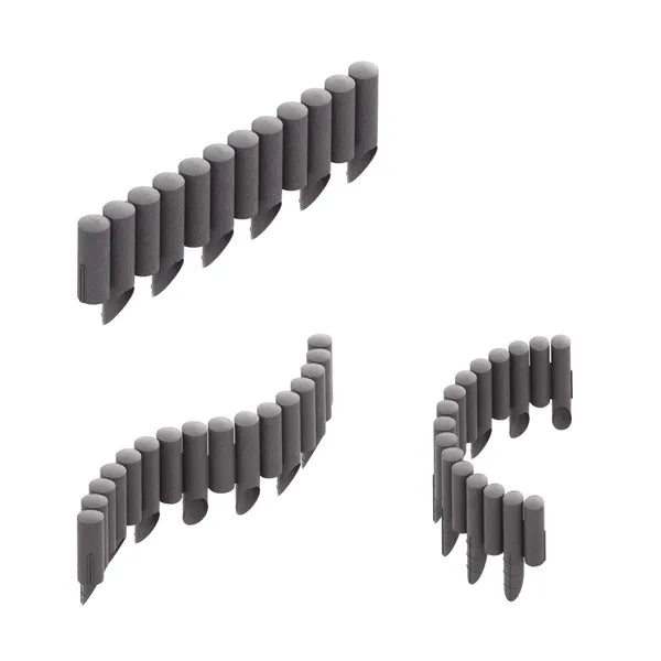 Cellfast Standard 4 grafitszürke kerti paliszád, 25,5 cm x 2,3 m