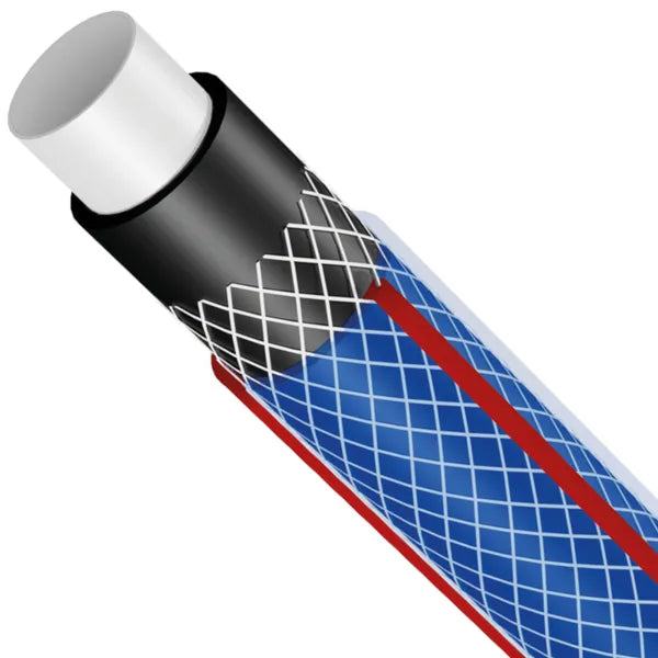 Vartco világoskék kerti locsolótömlő, 1/2″, 100 m