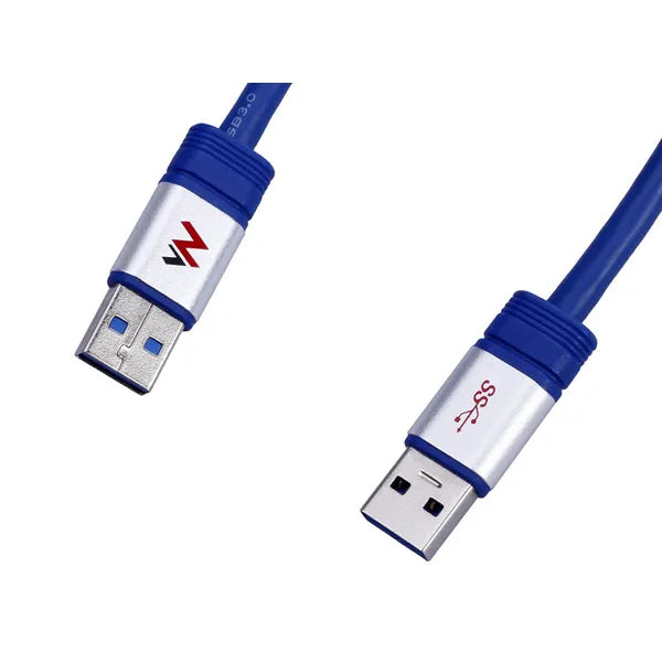 USB 3.0 A–A kábel, 1,8 m, aranyozott csatlakozó, Maclean MCTV-606