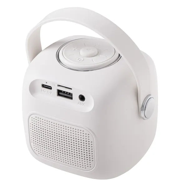 Adler AD 1199 W fehér karaoke hangszóró mikrofonnal, Bluetooth 5.1, 8 óra
