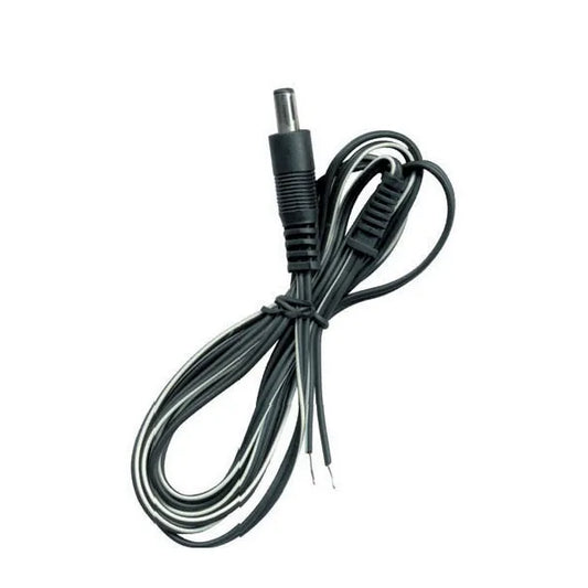 Egyenes DC tápkábel 2,1×5,5 mm dugóval, 12 V rendszerekhez