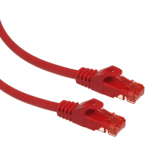 UTP Cat6 patchkábel RJ45 – 3 m, piros
