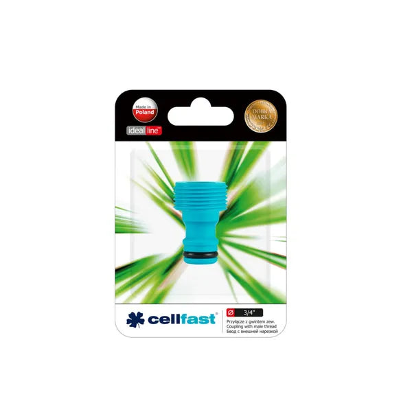 Cellfast IDEAL külső menetes kerti csap csatlakozó 3/4″