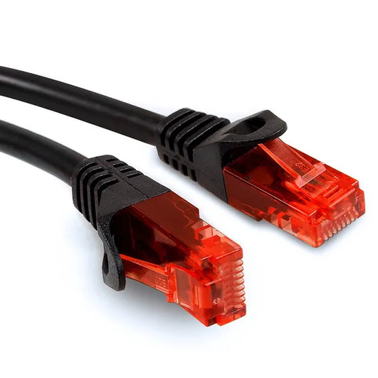UTP Cat6 RJ45 patch kábel, 3 m, fekete