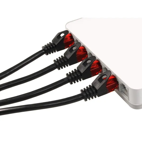 UTP Cat6 RJ45 patch kábel, 3 m, fekete