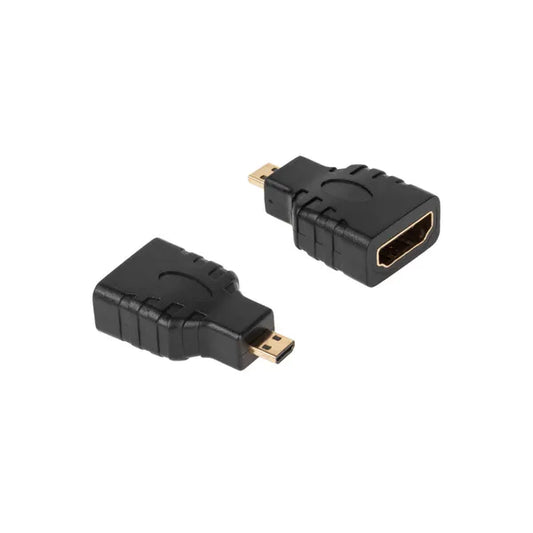 Micro HDMI apa – HDMI anya adapter, 4K, fekete