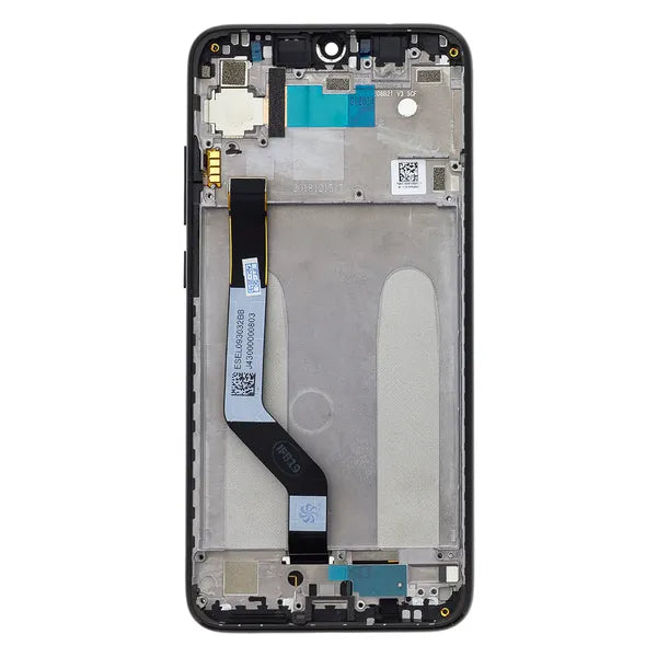 Xiaomi Redmi Note 7 fekete 6,3" IPS LCD + érintőpanel előlap modul