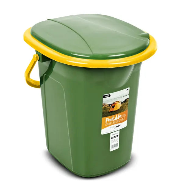 GreenBlue GB320GO hordozható toalett 19 L 120 kg sötétzöld-narancs