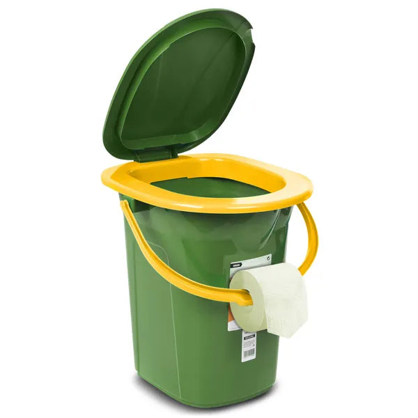GreenBlue GB320GO hordozható toalett 19 L 120 kg sötétzöld-narancs