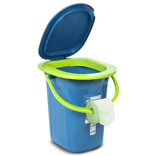 GreenBlue GB320BL hordozható toalett 19 l tengerkék-lime