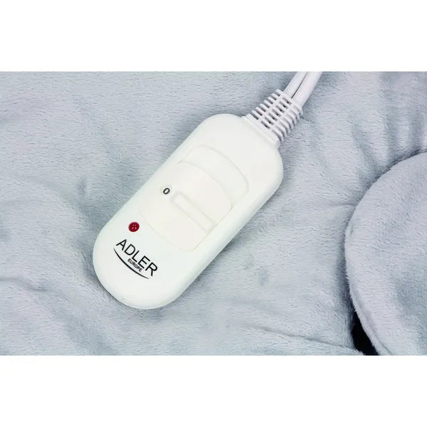 Adler AD 7403 szürke elektromos melegítőpárna 38×38 cm 80 W 2 fokozat