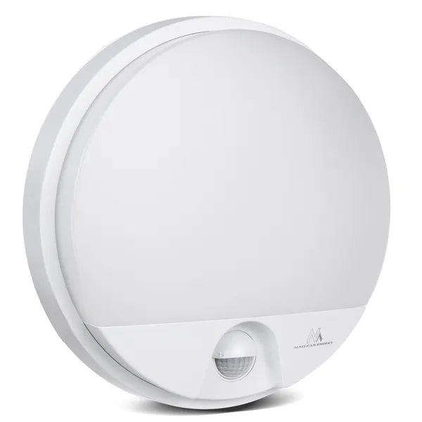 LED lámpa PIR mozgásérzékelővel, 15 W, IP54, 1100 lm, 4000 K, fehér