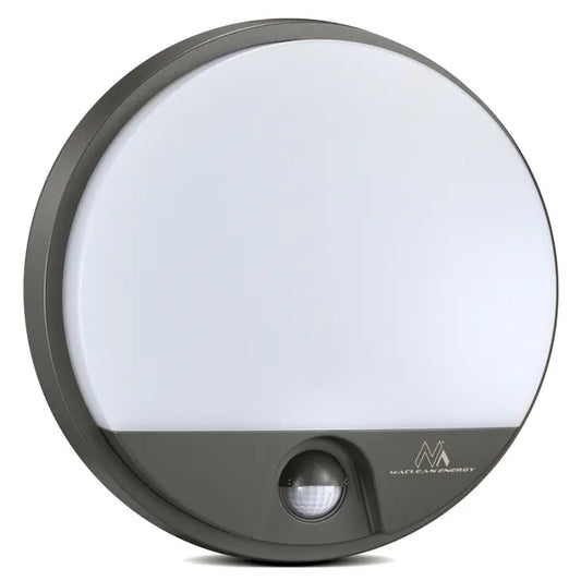 LED mennyezeti lámpa mozgásérzékelővel 15 W IP54 4000 K szürke 21 cm