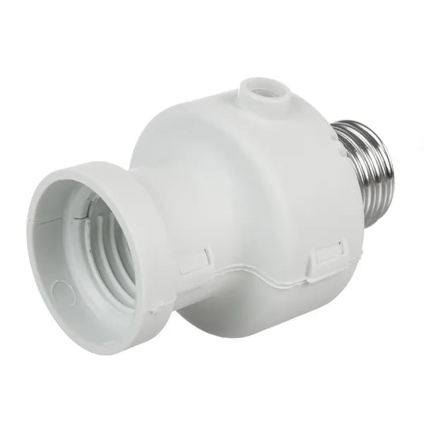 E27 foglalat alkonykapcsolóval és időzítővel, 100 W, fehér