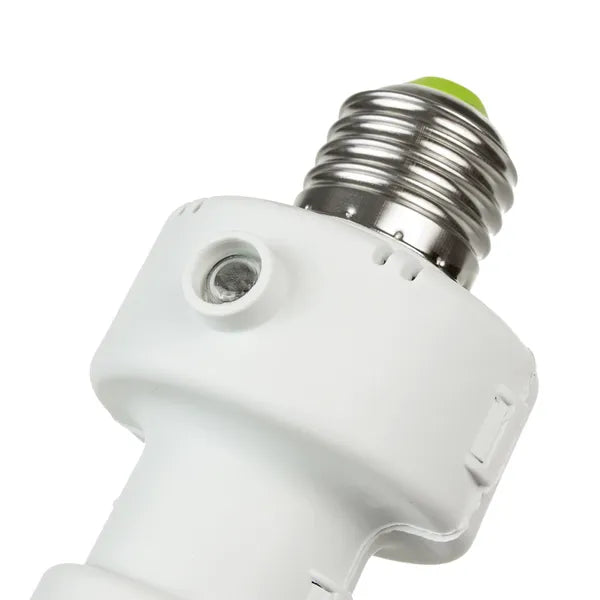 E27 foglalat alkonykapcsolóval és időzítővel, 100 W, fehér