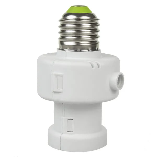 E27 foglalat alkonykapcsolóval és időzítővel, 100 W, fehér