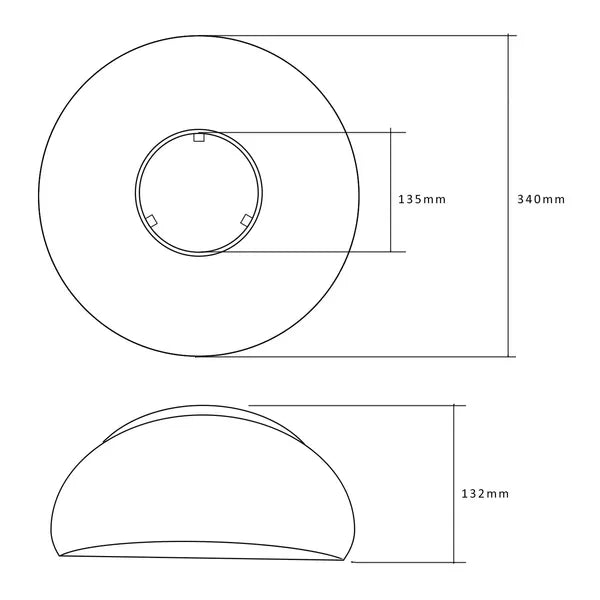 Maclean MCE417 PC reflektor búra 340 mm, LED 50 W ipari-háztartási