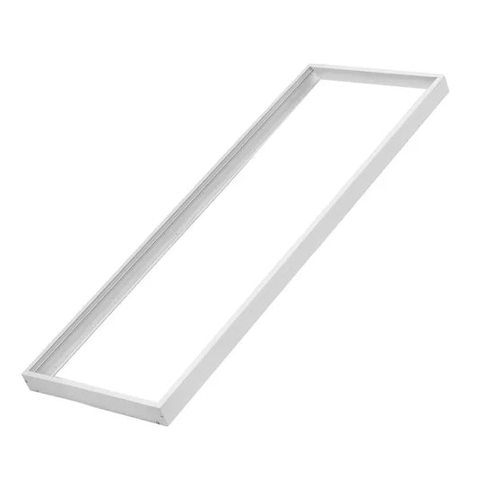 Felületre szerelhető alumínium LED panel keret, 1195×295 mm, fehér, 5 cm