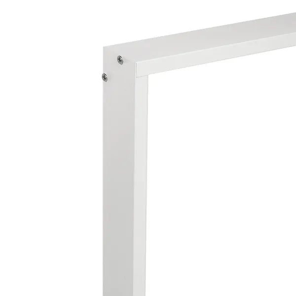 Felületre szerelhető alumínium LED panel keret, 1195×295 mm, fehér, 5 cm