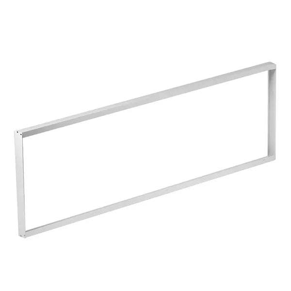 Felületre szerelhető alumínium LED panel keret, 1195×295 mm, fehér, 5 cm