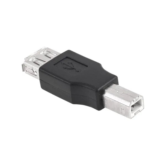 USB B apa–USB A anya adapter, nyomtató csatlakozó átalakító