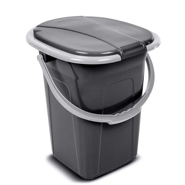 Hordozható kemping WC 19 l, 120 kg teherbírás, antracit – GreenBlue GB320AG