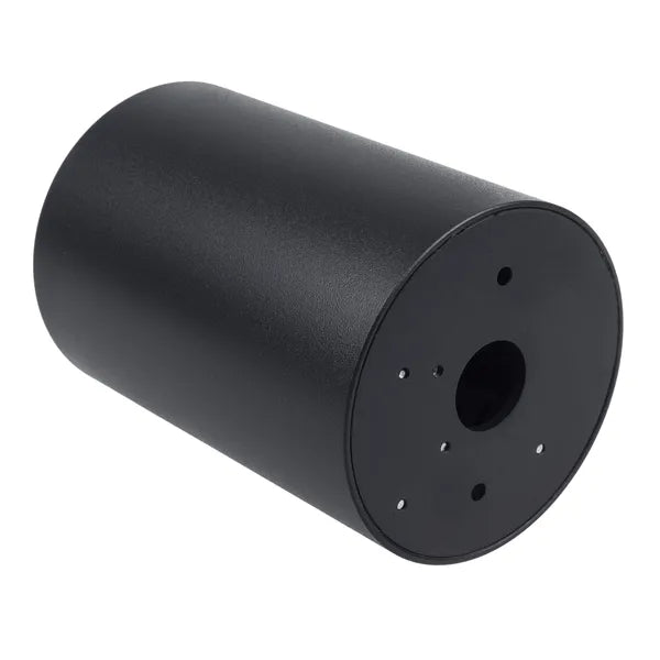 Felületre szerelhető alumínium GU10 spot lámpatest, fekete, Ø80x115 mm