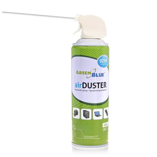 Sűrített levegő tisztító spray, 400 ml, pisztoly szórófej, kapilláris csővel