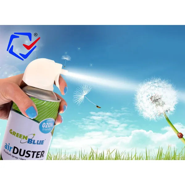 Sűrített levegő tisztító spray, 400 ml, pisztoly szórófej, kapilláris csővel