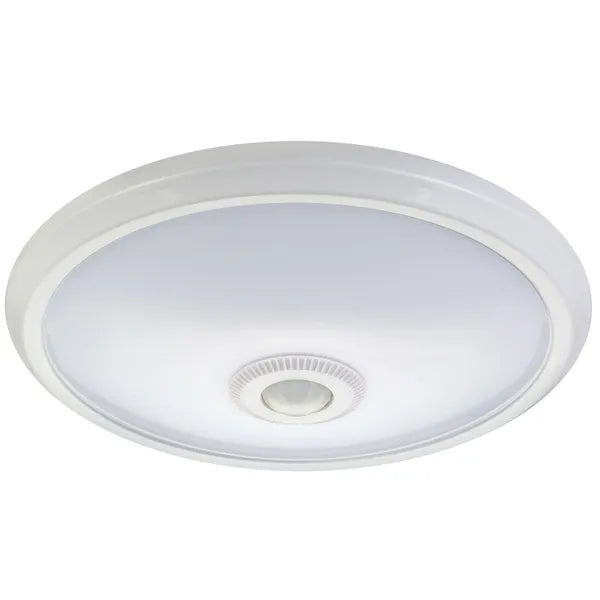 LED plafon 12W mozgás- és fényérzékelővel, vészakkumulátor, 4000K