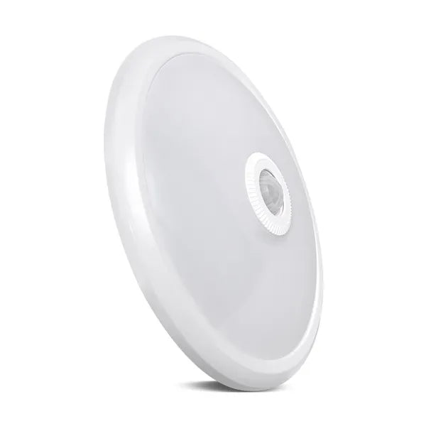 LED plafon 12W mozgás- és fényérzékelővel, vészakkumulátor, 4000K