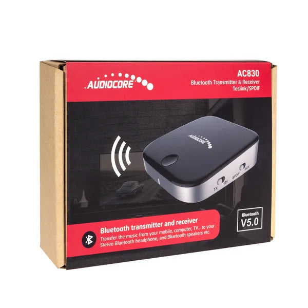 Audiocore AC830 2-az-1-ben Bluetooth 5.0 TX/RX aptX SPDIF adapter