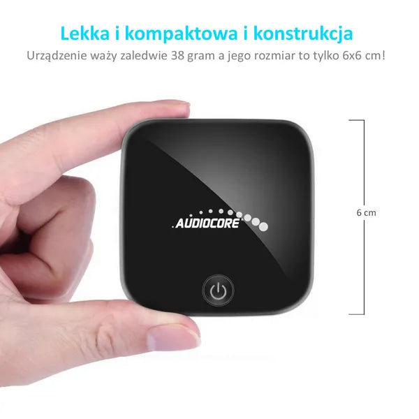 Audiocore AC830 2-az-1-ben Bluetooth 5.0 TX/RX aptX SPDIF adapter