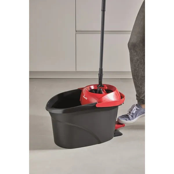 Vileda Ultramat Turbo lapos felmosó szett vödörrel és 55-130 cm teleszkópos nyél