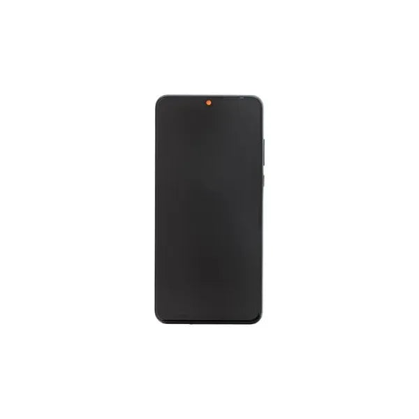LCD-kijelző és érintőpanel előlap Huawei P30 Lite fekete IPS 48MP