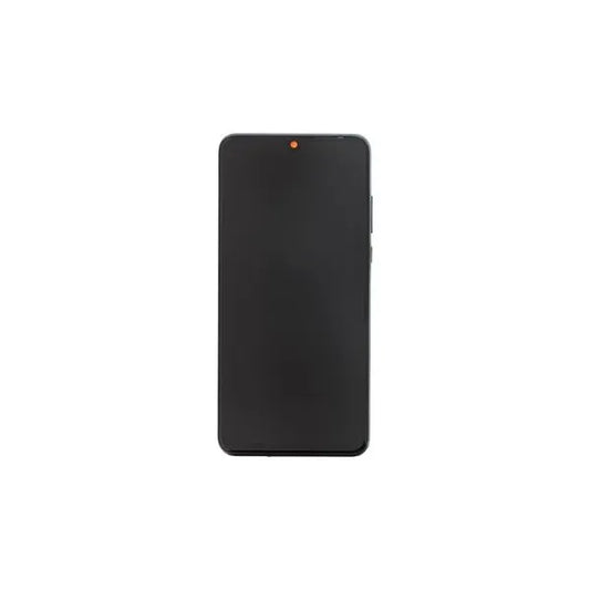 LCD-kijelző és érintőpanel előlap Huawei P30 Lite fekete IPS 48MP