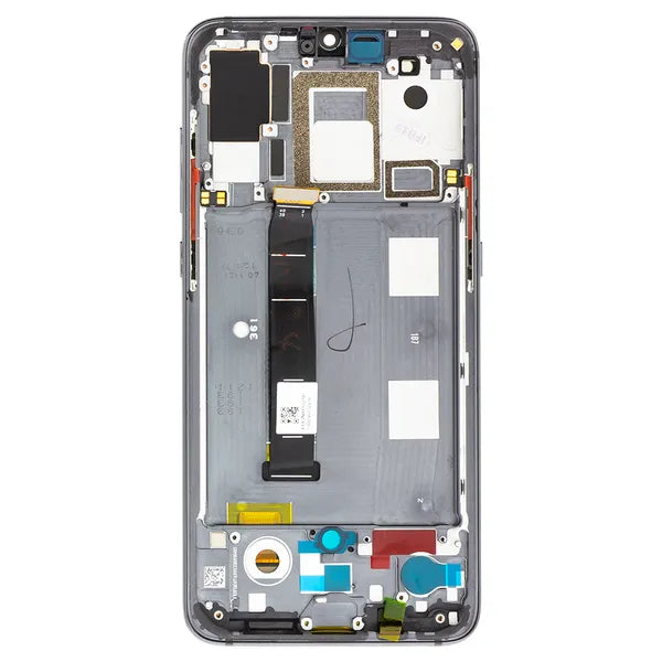 Xiaomi Mi 9 OLED érintőkijelző + előlap kerettel, fekete