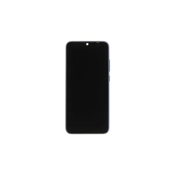 Kijelző + érintőpanel kerettel Xiaomi Redmi Note 7-hez, kék, IPS