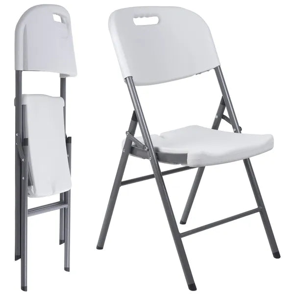 Összecsukható greenblue gb375 szék, 250kg, fehér, 88x50x45cm