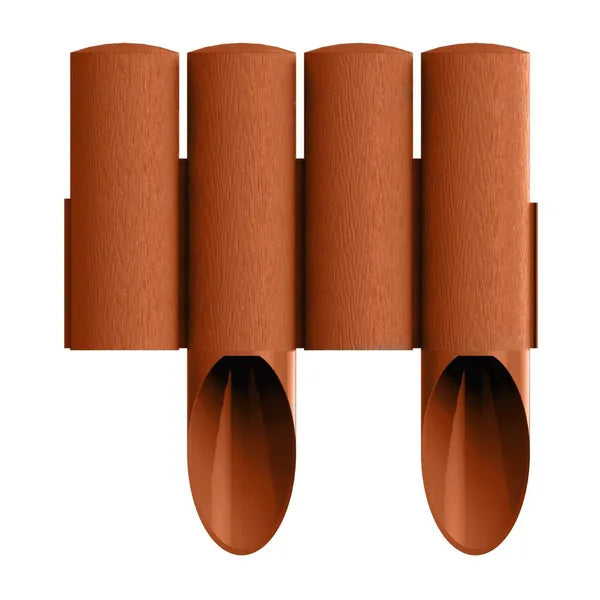 Cellfast Standard műanyag kerti paliszád 2,3 m, 25,5 cm, téglavörös