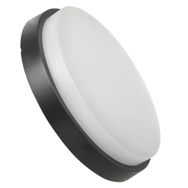 Szürke LED fali-mennyezeti lámpa 15W 1100lm 4000K IP54