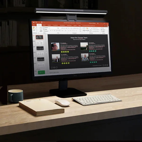 Maclean MCE620 USB-C klipszes monitor LED fénycsík, 3 színhő, fényerőszabályzás