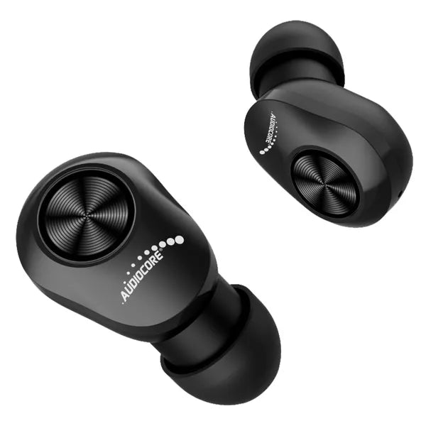 Fülbe helyezhető TWS Bluetooth 5.1 fülhallgató 300 mAh töltőtokkal, fekete