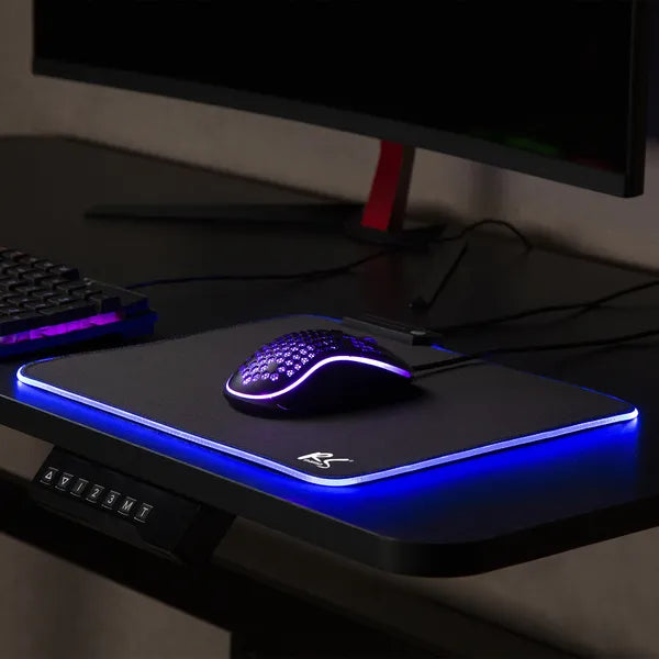Nanors rgb led gaming egérpad 30x25cm