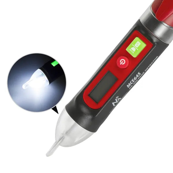 Maclean MCE645 érintésmentes feszültségdetektor 12-1000 V, LED lámpa