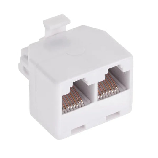 RJ45 elosztó adapter, 1× RJ45 apa – 2× RJ45 aljzat, SS6-6021