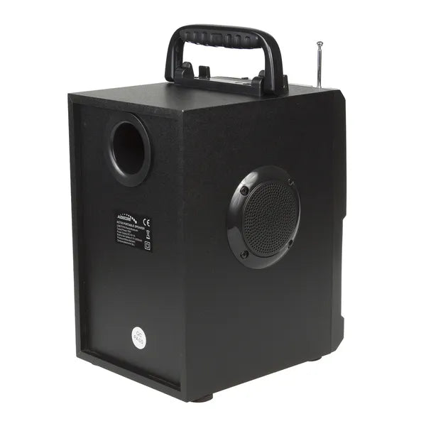 Hordozható bluetooth hangszóró 11 W, FM rádió, USB/SD, 2000 mAh, AC730