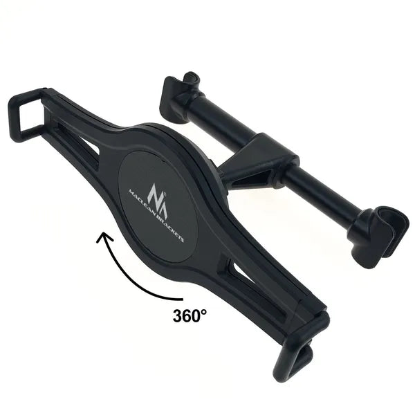 Autós fejtámlára szerelhető univerzális tablet tartó, 20–28 cm, 360°