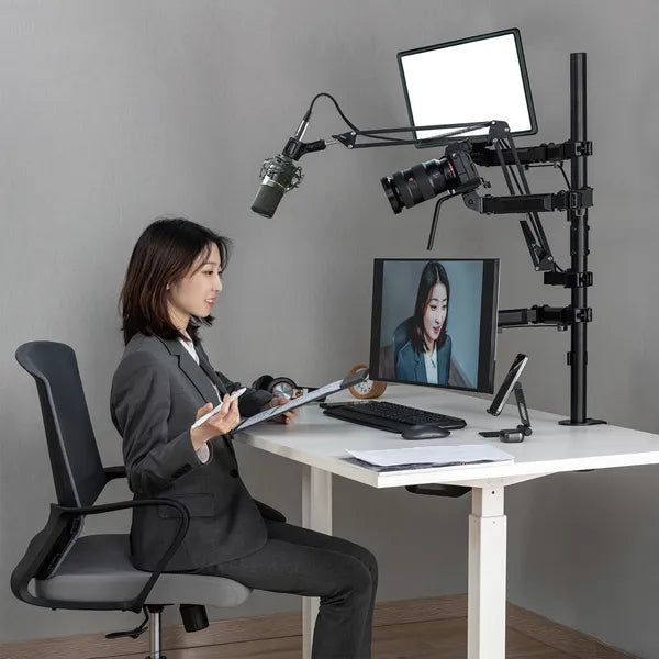 Stúdió tartó rendszer nanors rs164 - monitor, mikrofon, kamera, világítás