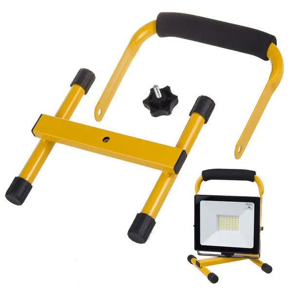 Maclean MCE632 sárga acél LED reflektor állvány, MCE530/630 kompatibilis